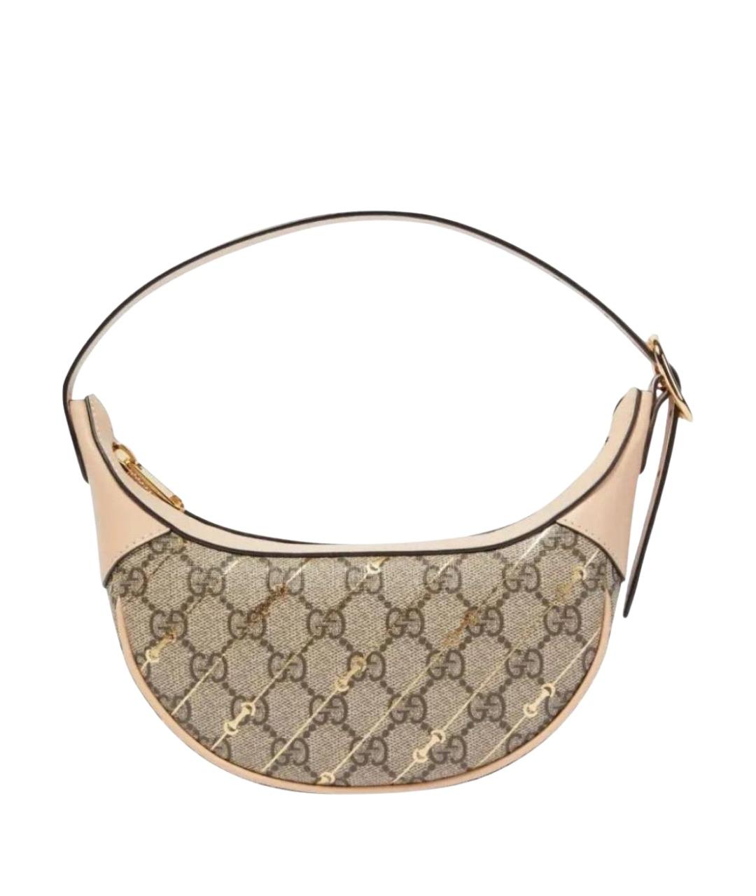 GUCCI Бежевая сумка с короткими ручками, фото 1