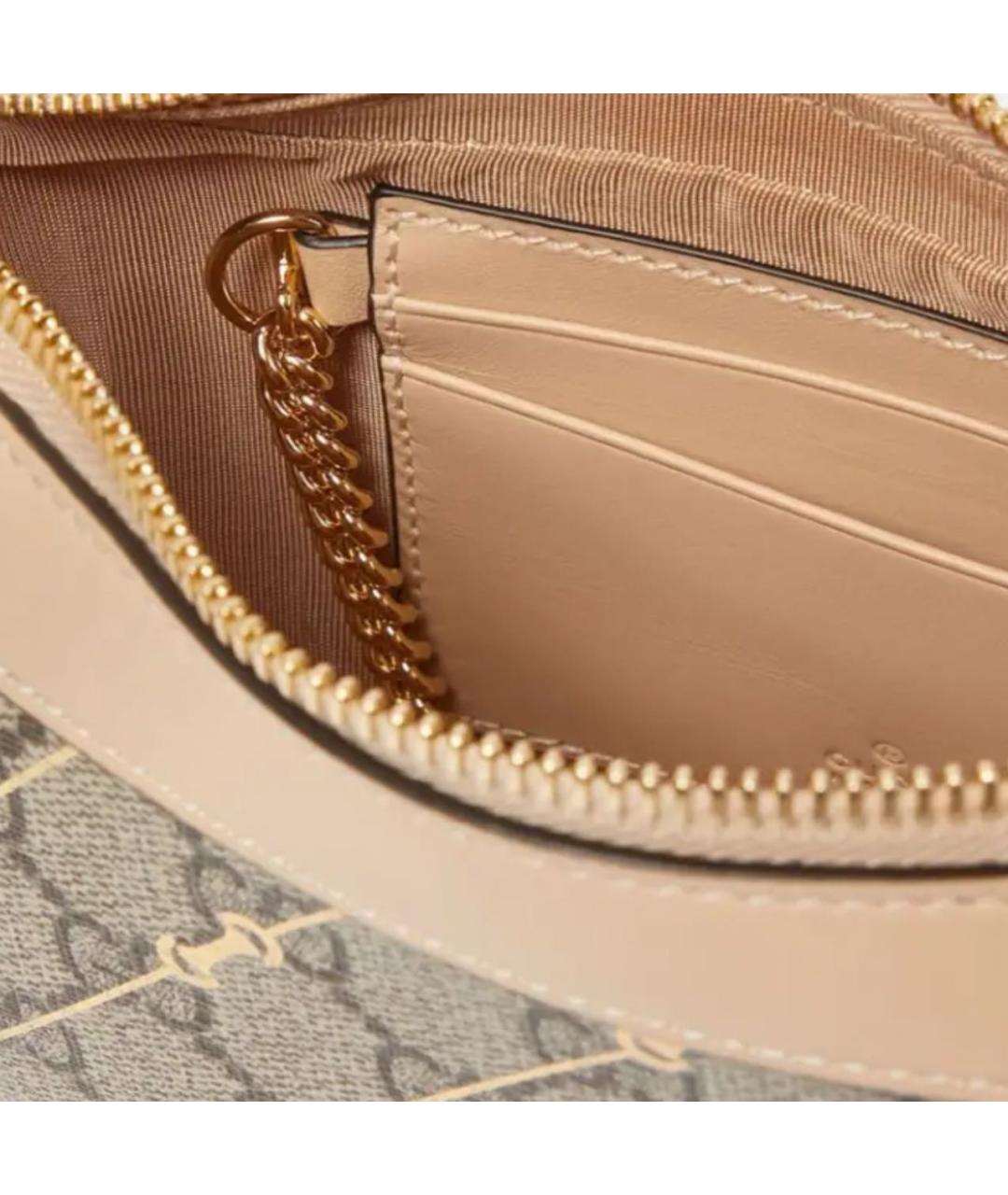 GUCCI Бежевая сумка с короткими ручками, фото 2