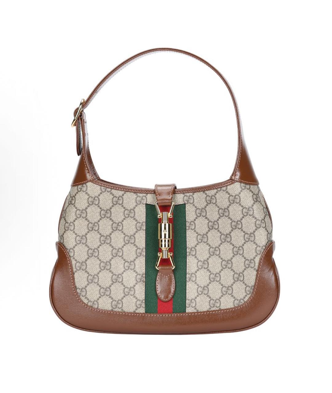 GUCCI Коричневая сумка с короткими ручками, фото 5