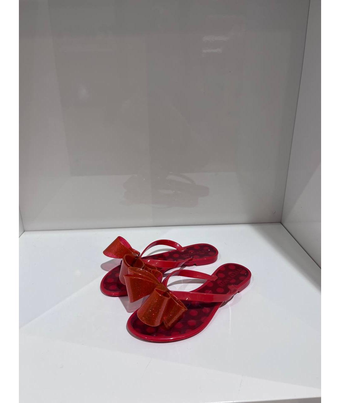 MONNALISA Красные сандалии и шлепанцы, фото 3