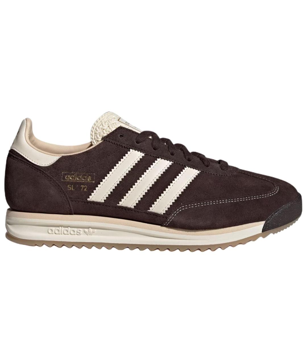 ADIDAS Коричневые замшевые кроссовки, фото 2