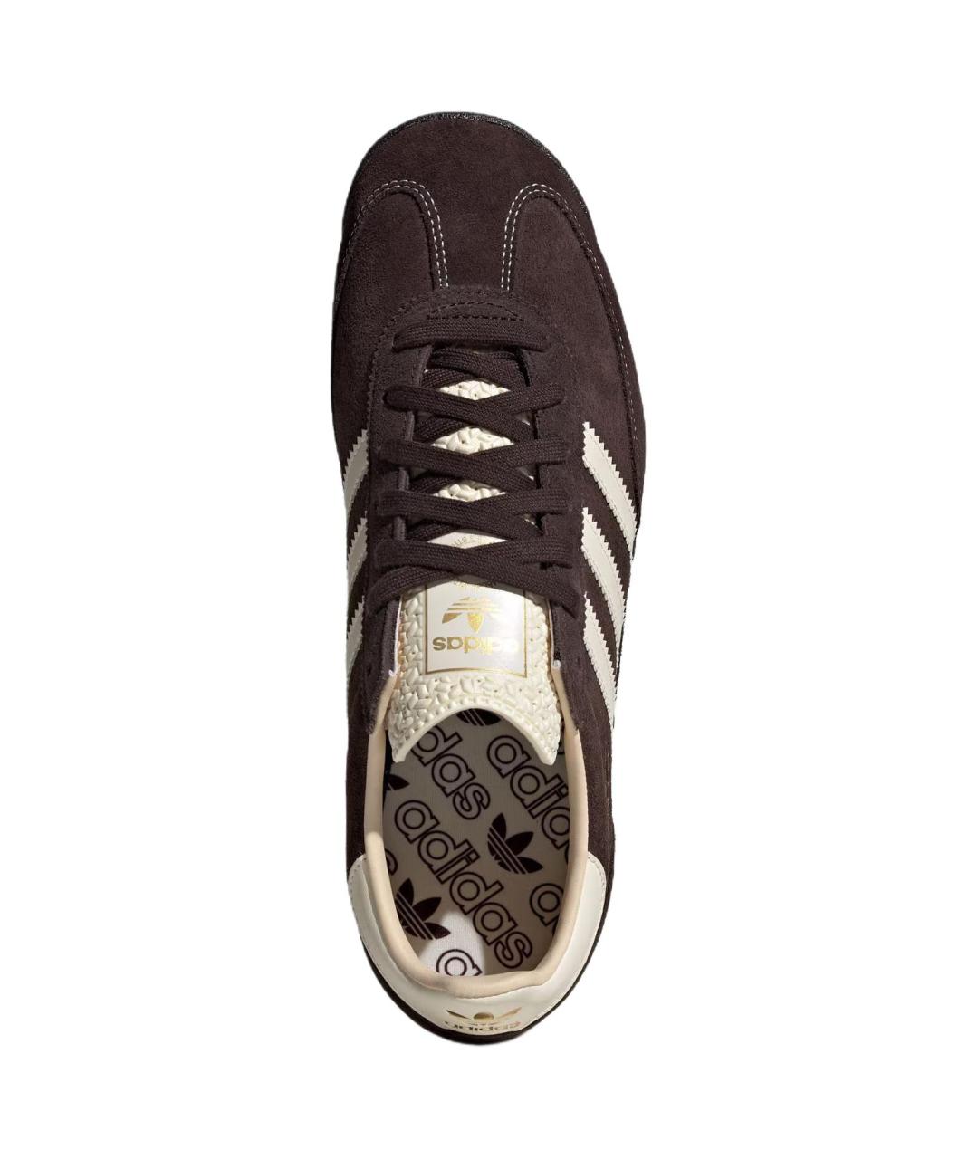 ADIDAS Коричневые замшевые кроссовки, фото 4