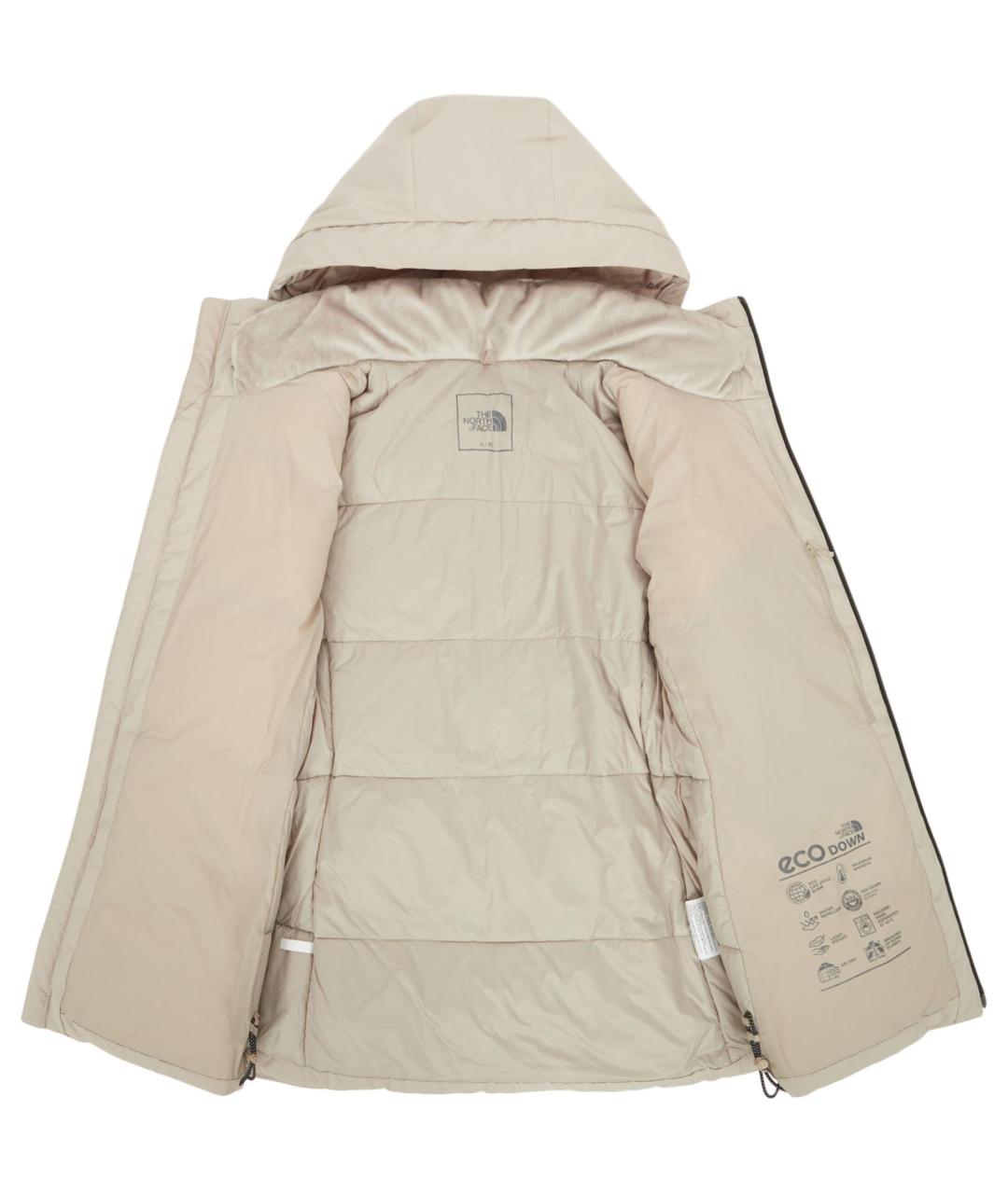 THE NORTH FACE Бежевый пуховик, фото 3