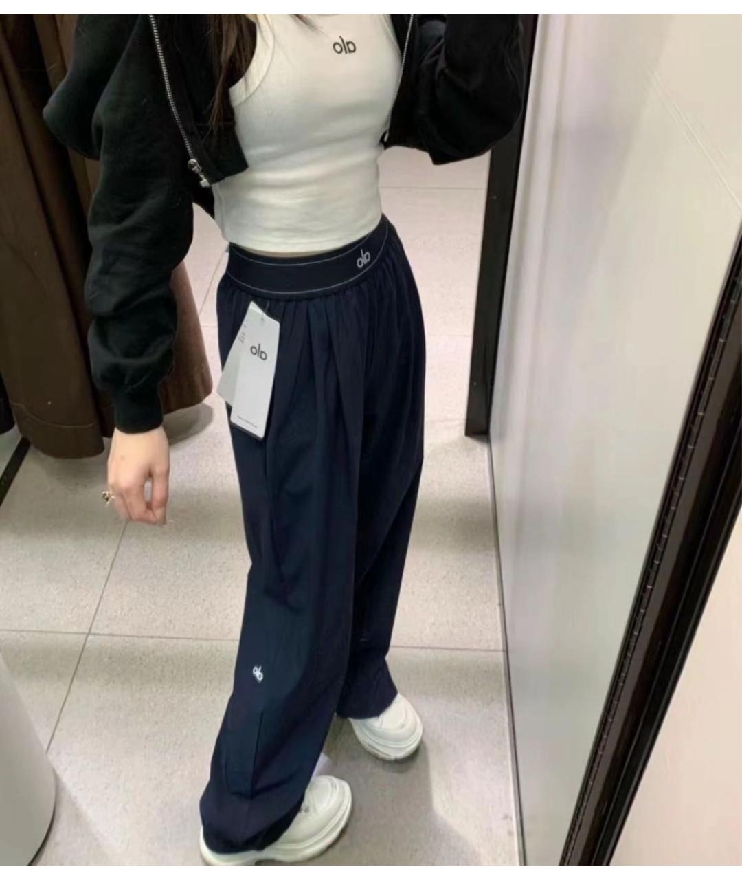 ALO YOGA Темно-синие спортивные брюки и шорты, фото 6