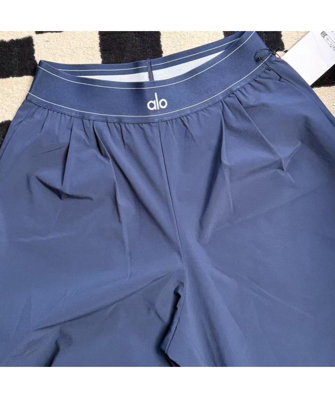 ALO YOGA Темно-синие спортивные брюки и шорты, фото 8