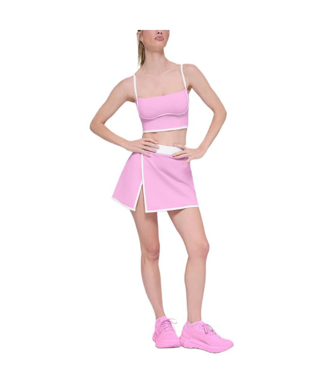 ALO YOGA Розовая майка, фото 4