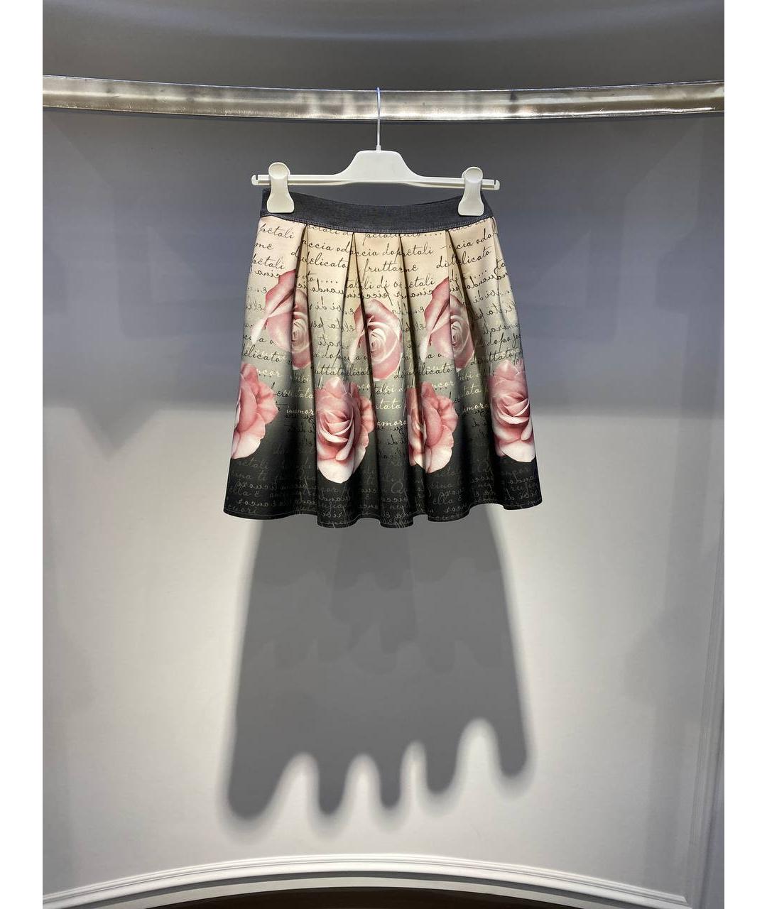 MONNALISA Мульти полиэстеровая юбка, фото 3