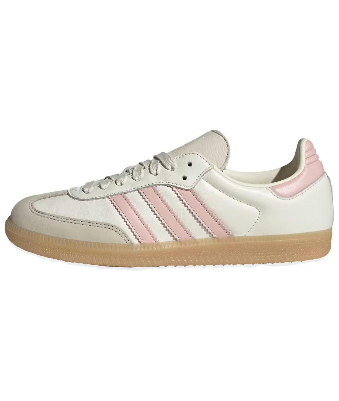 ADIDAS Розовые кожаные кеды, фото 2