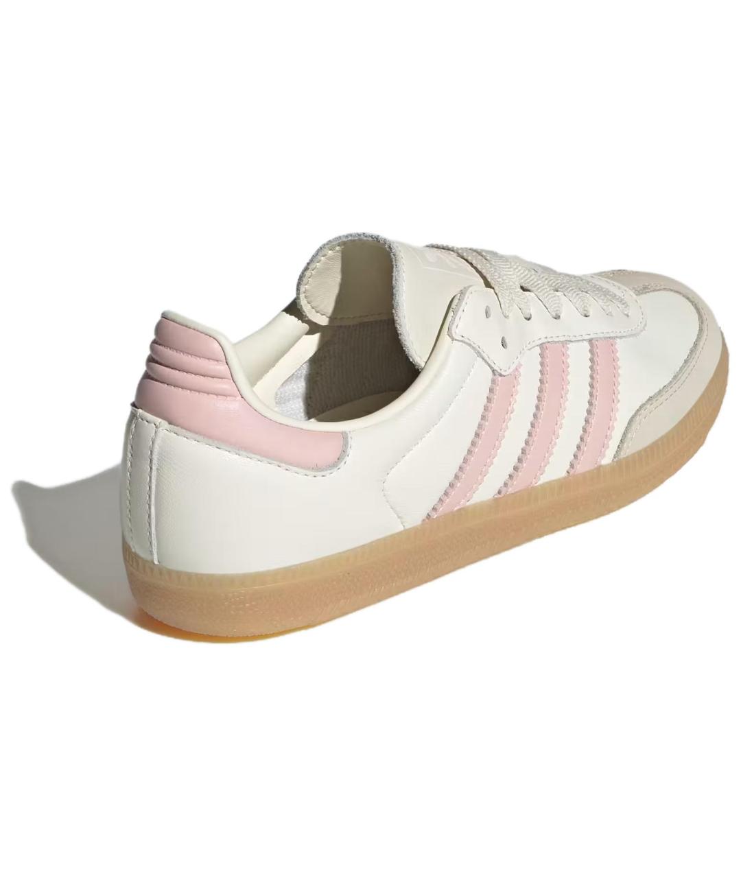 ADIDAS Розовые кожаные кеды, фото 4