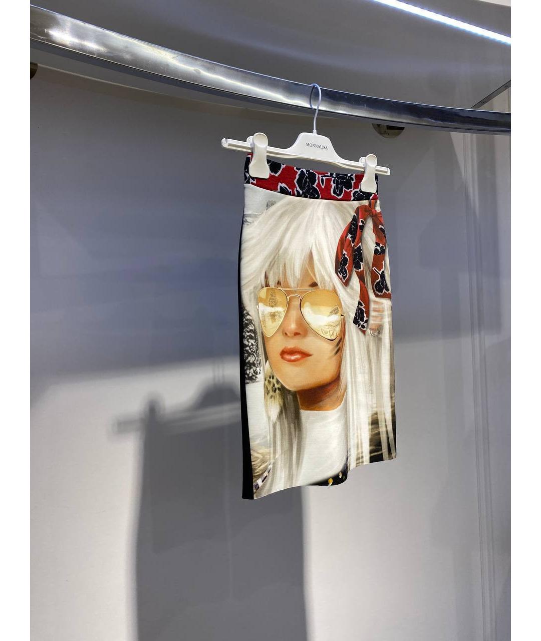 MONNALISA Мульти полиэстеровая юбка, фото 2