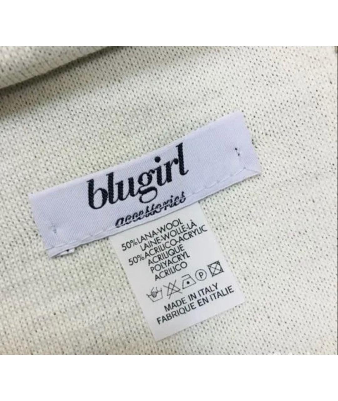 BLUGIRL Бежевая шерстяная шапка, фото 5