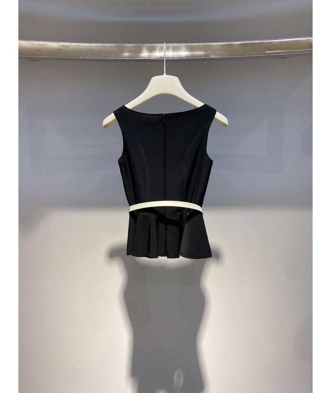 MONNALISA Черный полиэстеровый детская футболка / топ, фото 3