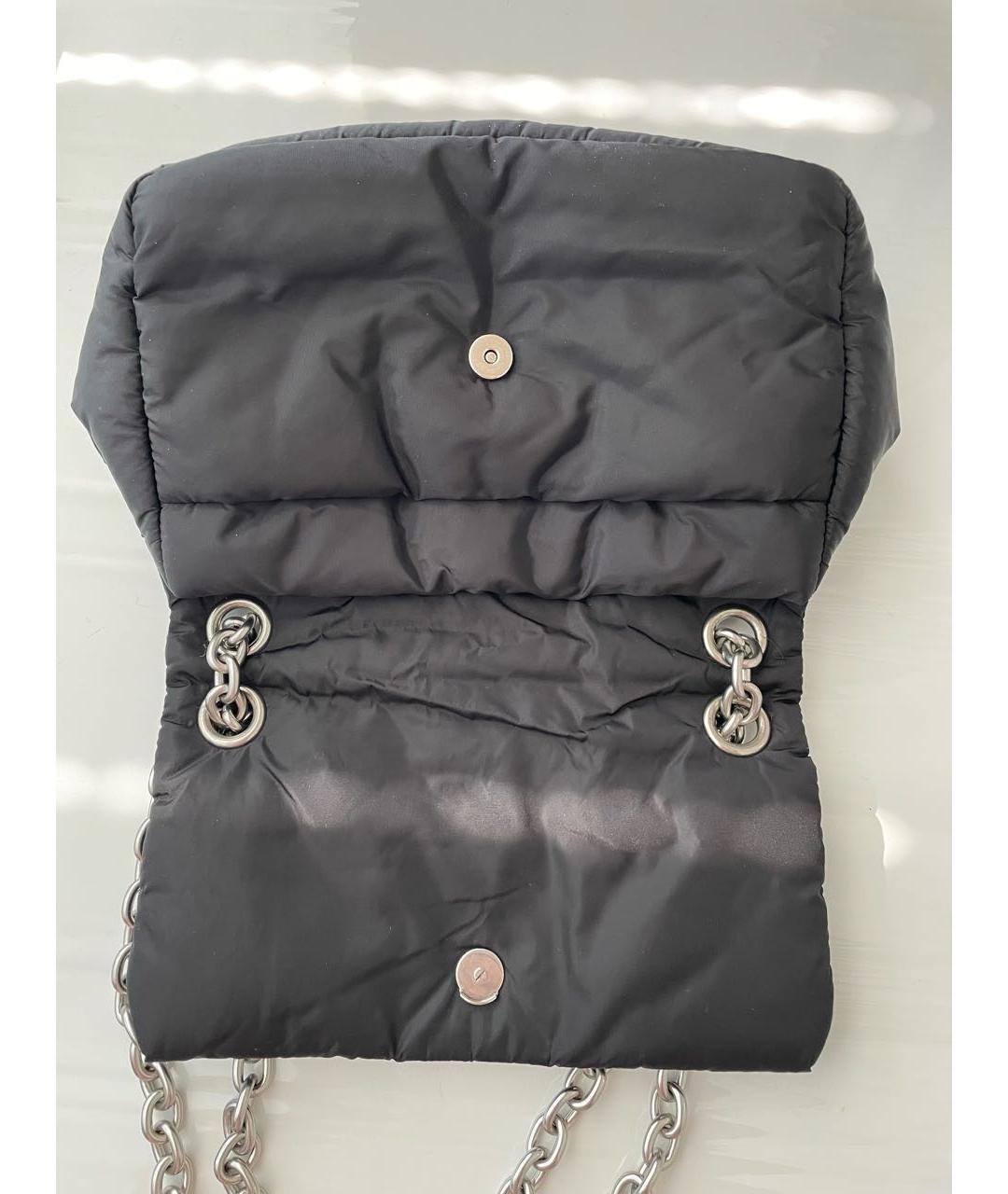 BALENCIAGA Черная тканевая сумка с короткими ручками, фото 8