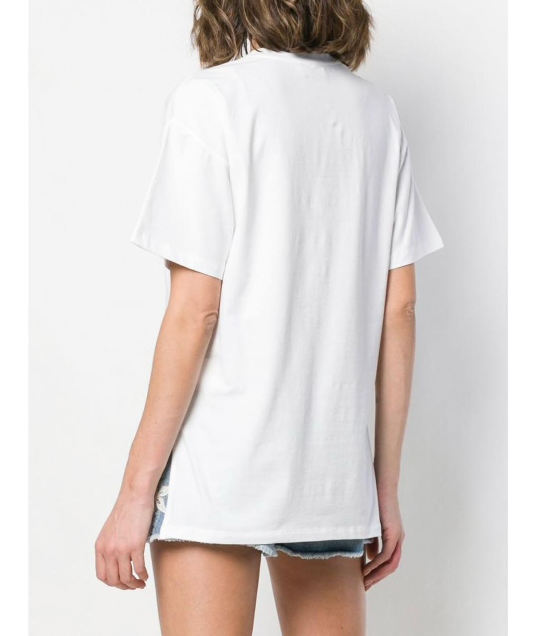 ERMANNO FIRENZE Белая хлопковая футболка, фото 4