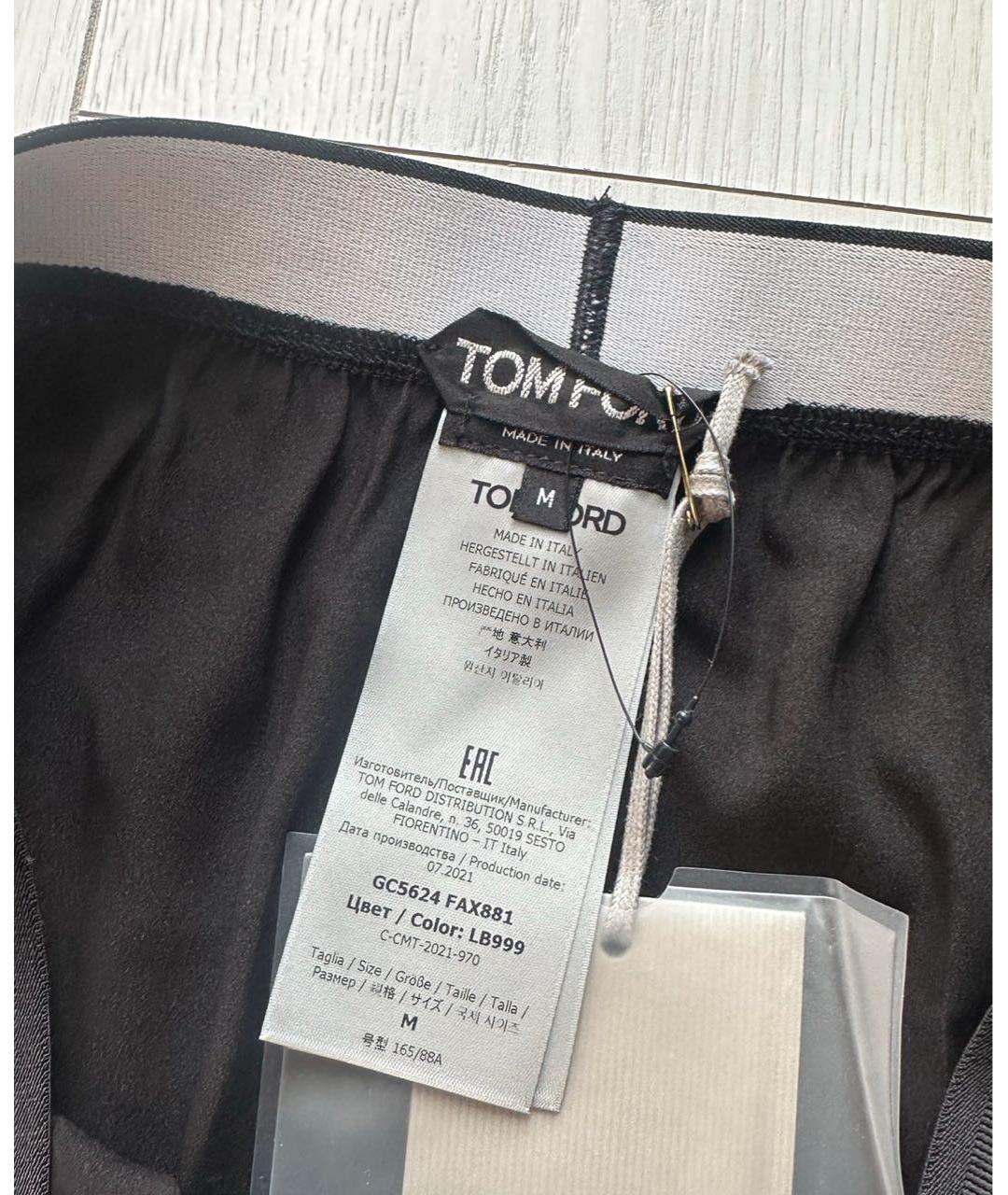 TOM FORD Черная юбка мини, фото 3