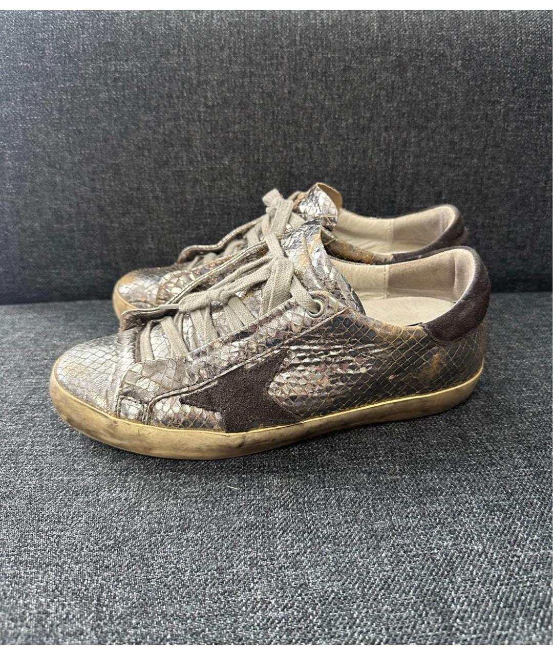 GOLDEN GOOSE DELUXE BRAND Мульти кожаные кеды, фото 6