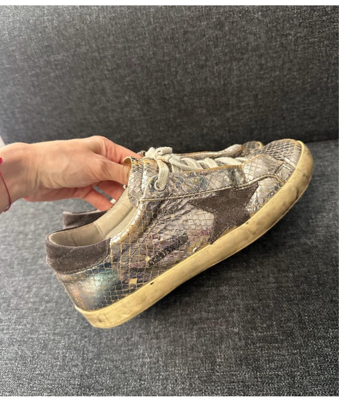 GOLDEN GOOSE DELUXE BRAND Мульти кожаные кеды, фото 7