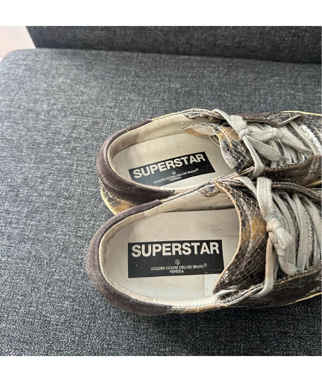 GOLDEN GOOSE DELUXE BRAND Мульти кожаные кеды, фото 3