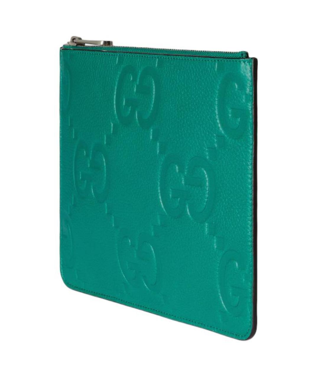 GUCCI Зеленая кожаная папка для документов, фото 2