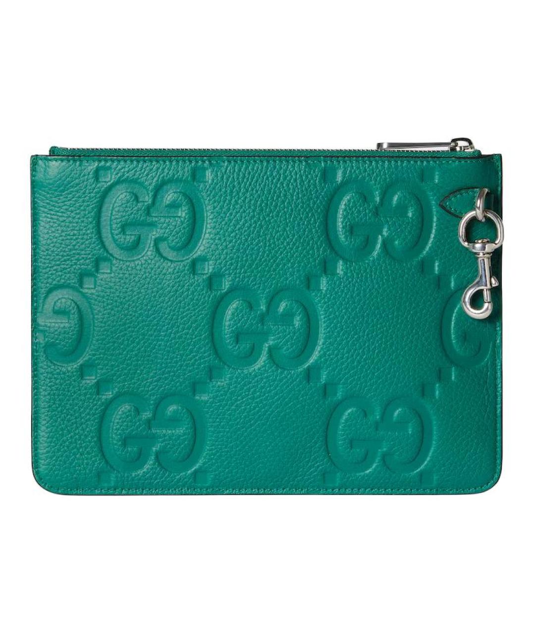 GUCCI Зеленая кожаная папка для документов, фото 4