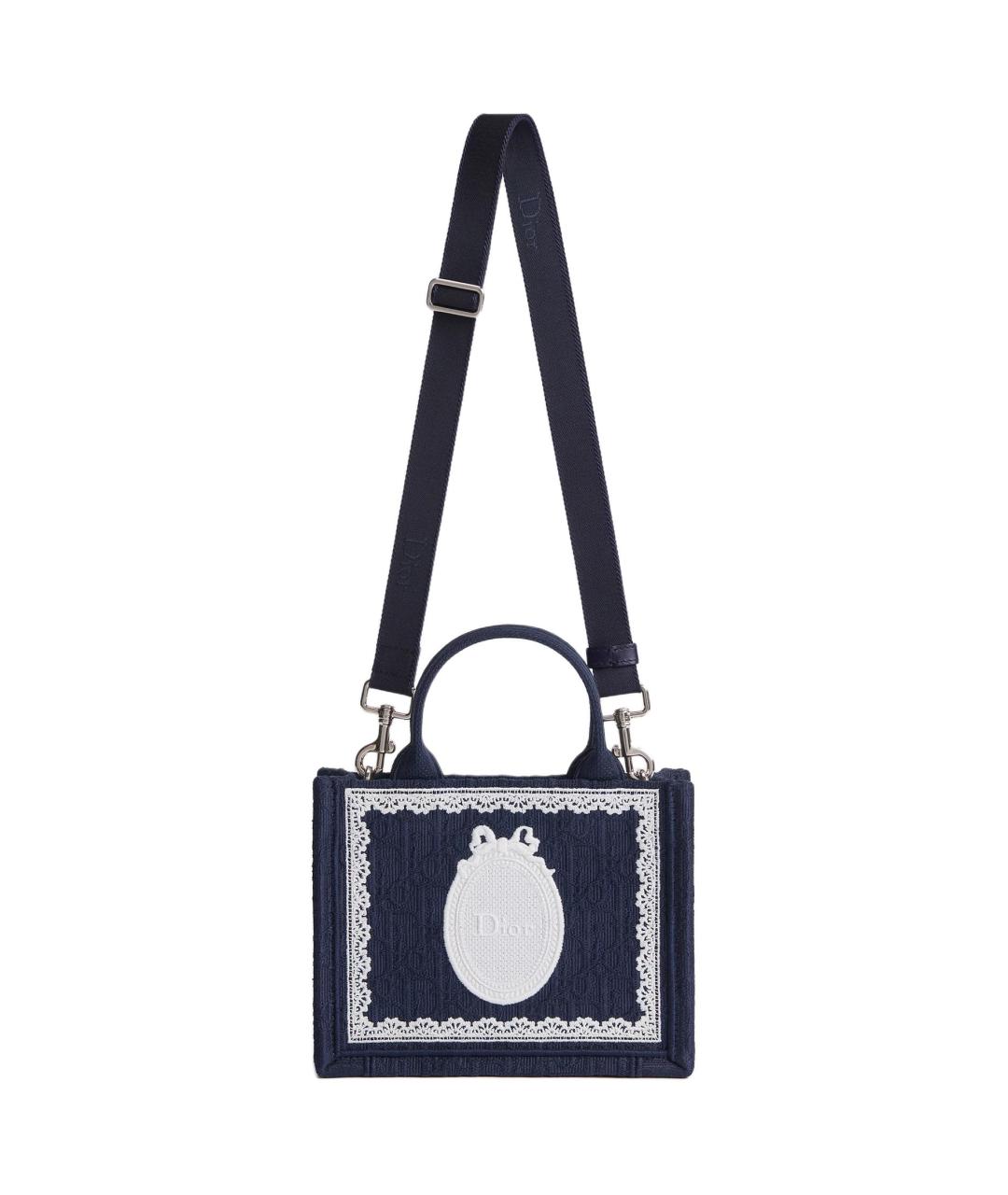 CHRISTIAN DIOR Темно-синяя сумка через плечо, фото 2