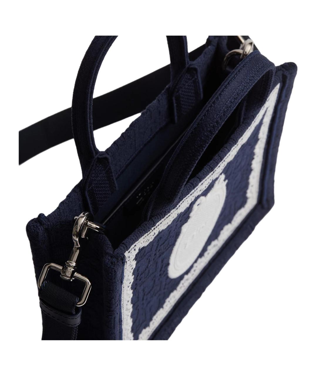 CHRISTIAN DIOR Темно-синяя сумка через плечо, фото 4