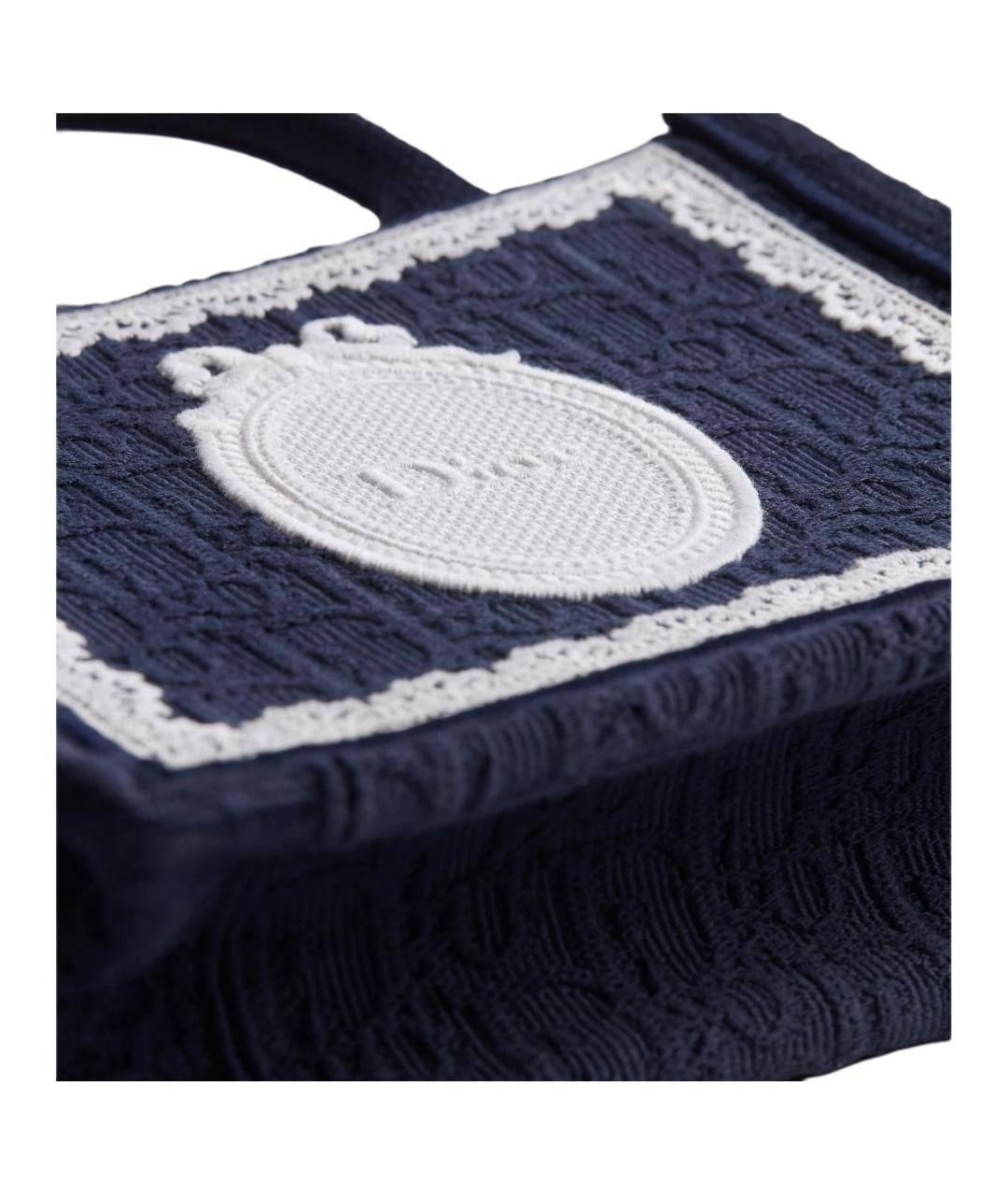 CHRISTIAN DIOR Темно-синяя сумка через плечо, фото 5