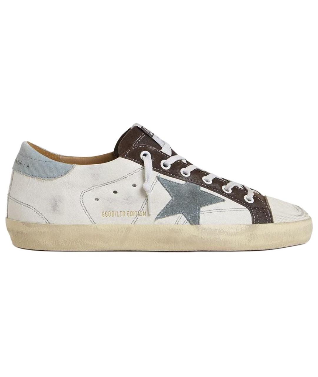 GOLDEN GOOSE DELUXE BRAND Белые кеды, фото 1