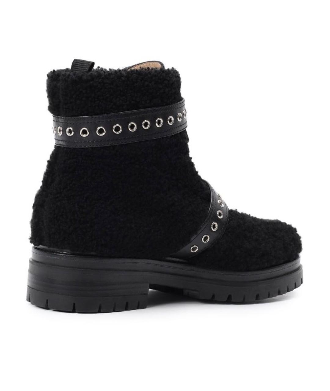 GIANVITO ROSSI Черные кожаные ботинки, фото 3