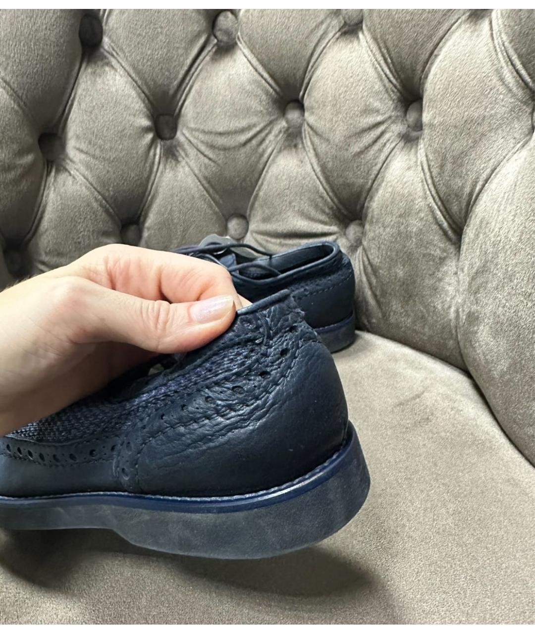 DOUCAL'S Темно-синие туфли, фото 3