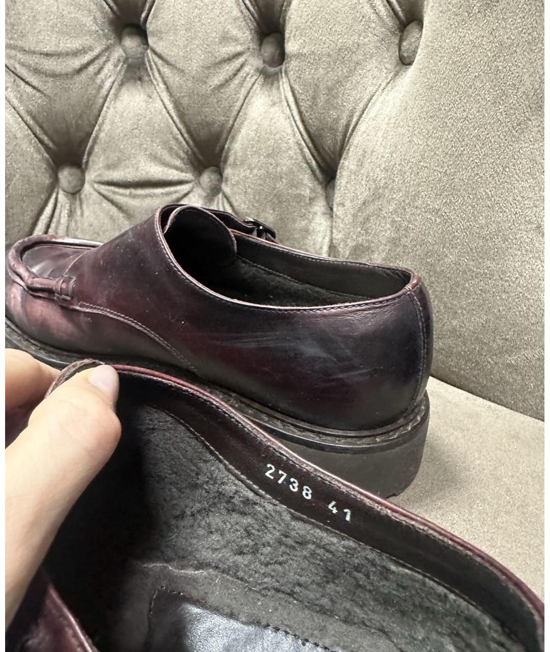 DOUCAL'S Бордовые лоферы, фото 6
