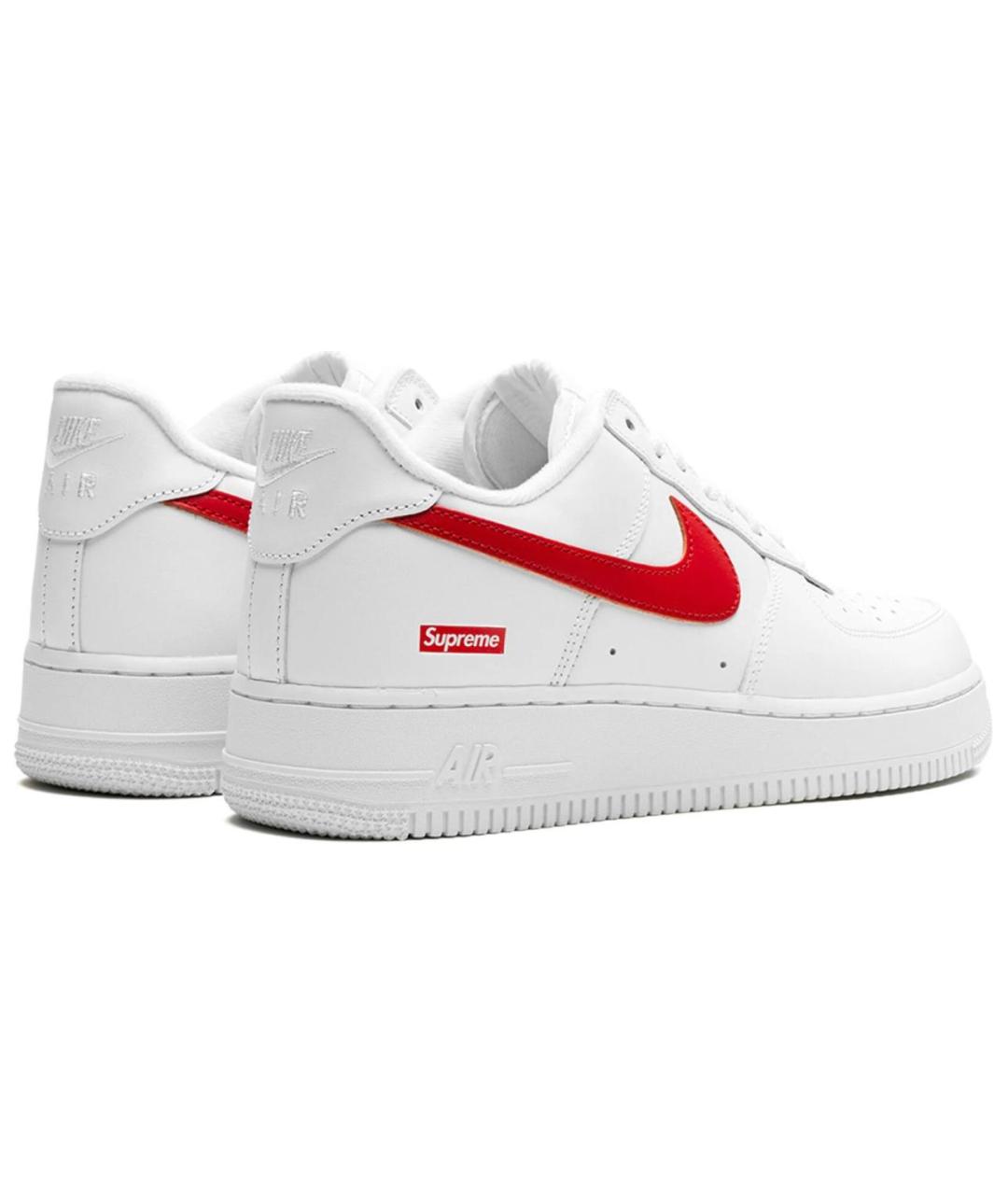 NIKE Белые кожаные кроссовки, фото 4