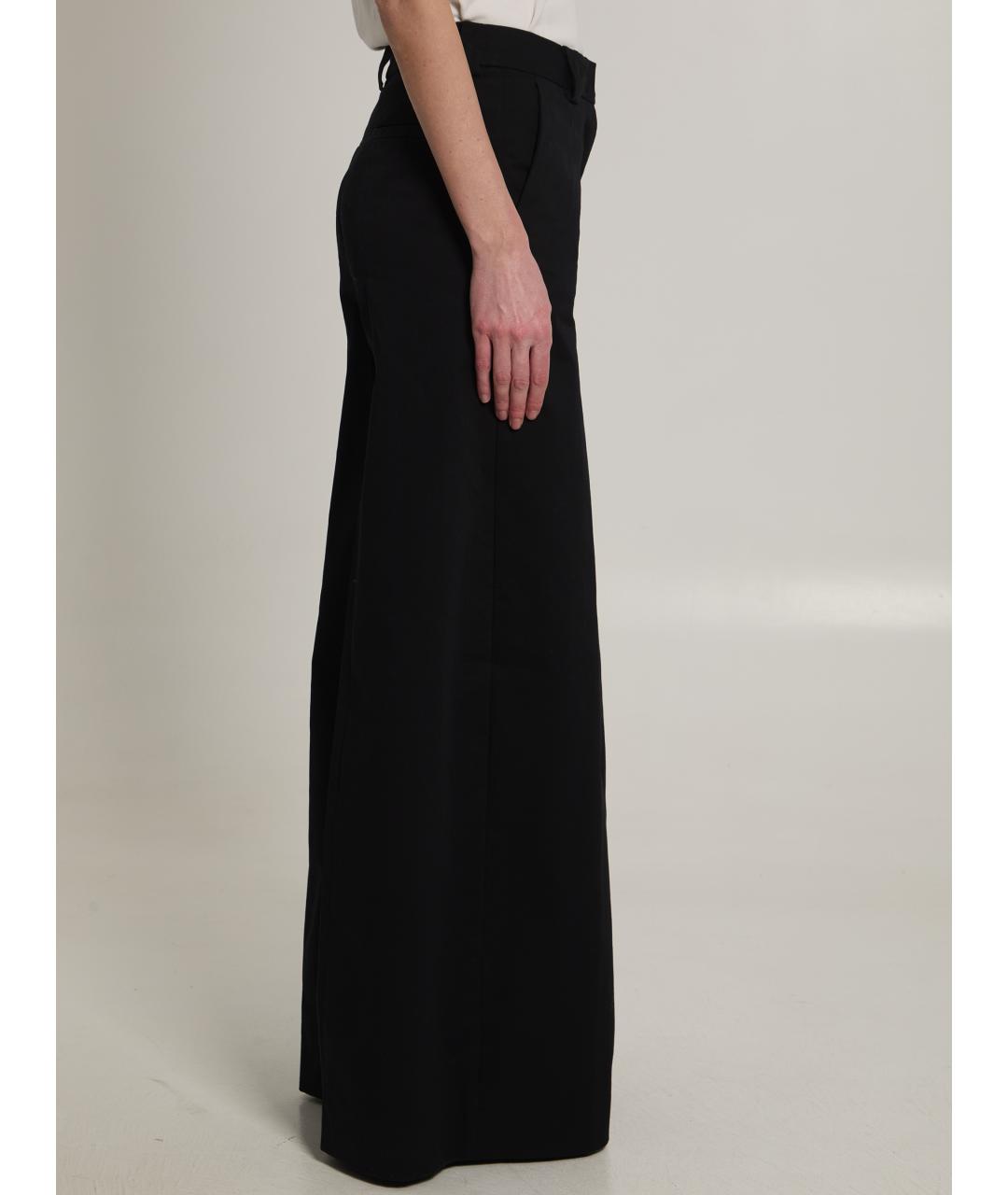 THELATEST Черные хлопковые прямые брюки, фото 3