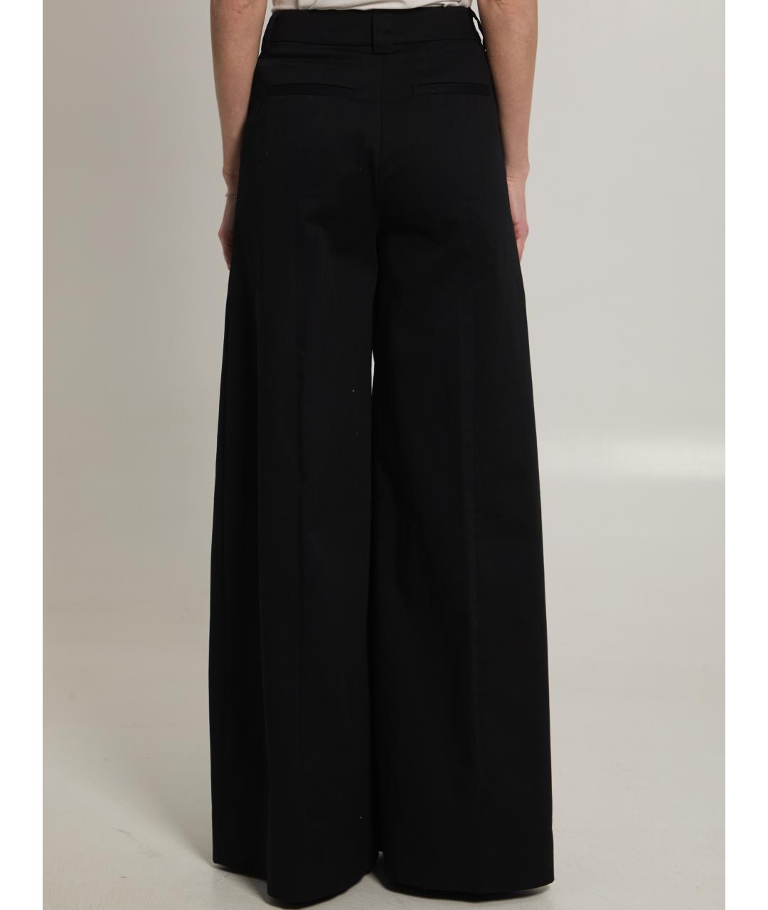 THELATEST Черные хлопковые прямые брюки, фото 4