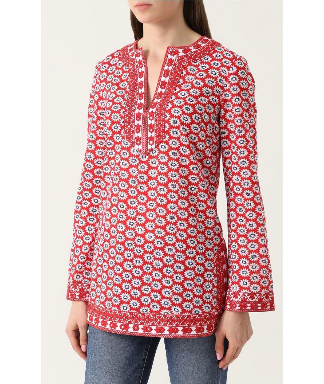 TORY BURCH Красная блузы, фото 4