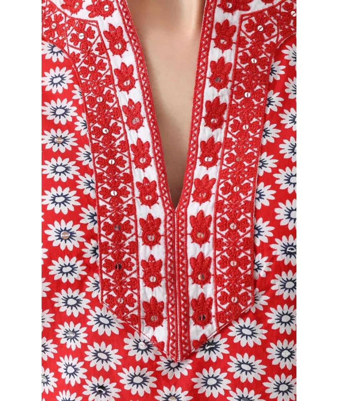 TORY BURCH Красная блузы, фото 5