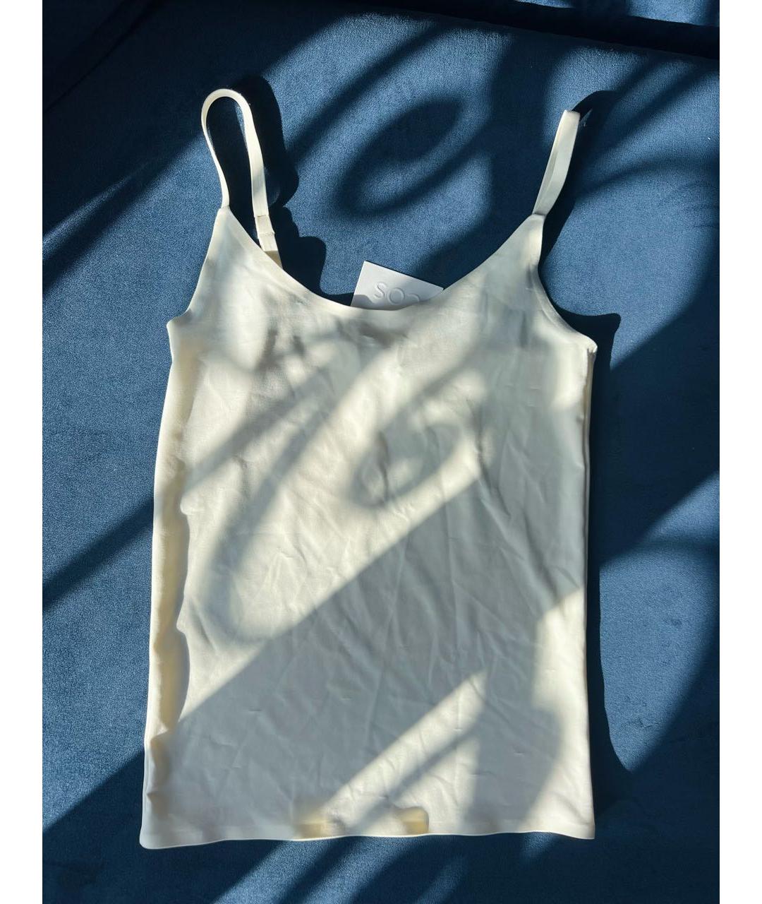 COS Бежевая полиэстеровая майка, фото 4