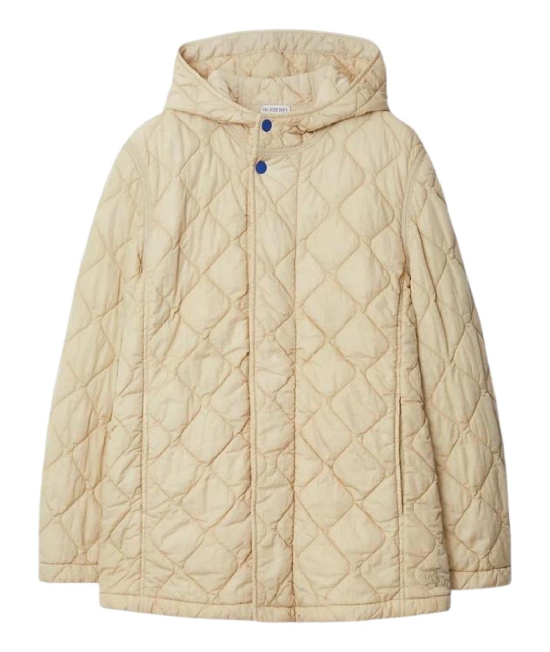 BURBERRY Белый пуховик, фото 1