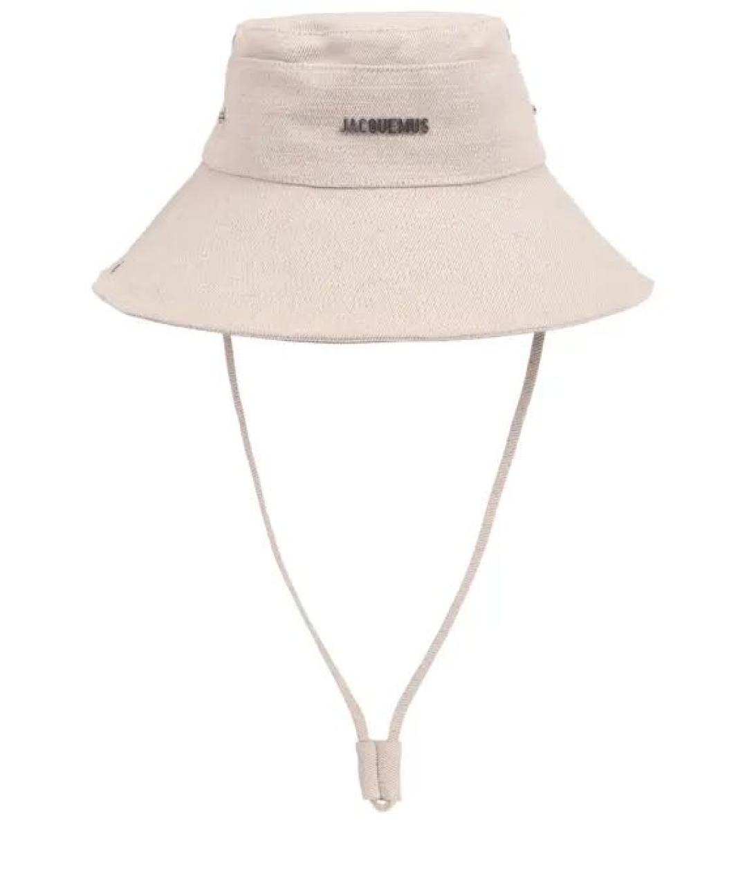 JACQUEMUS Бежевая панама, фото 1