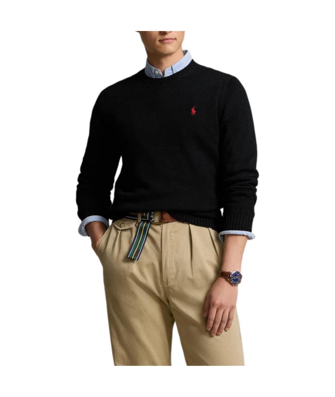 POLO RALPH LAUREN Черный джемпер / свитер, фото 3