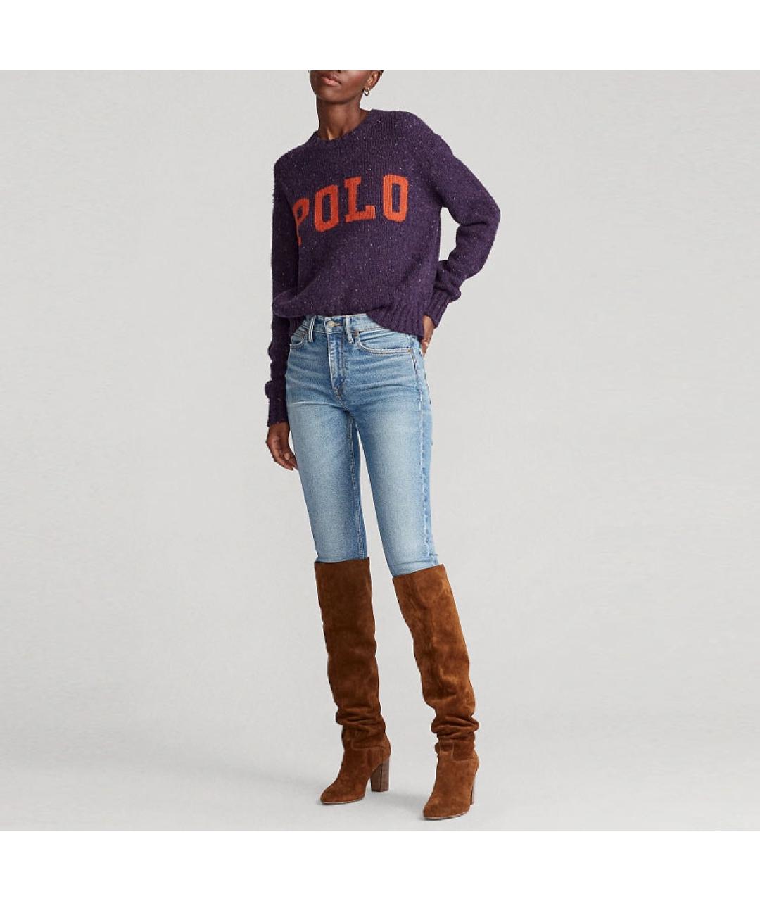 POLO RALPH LAUREN Фиолетовый джемпер / свитер, фото 3