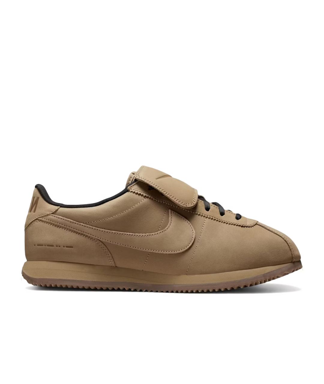 NIKE Бежевые замшевые низкие кроссовки / кеды, фото 6