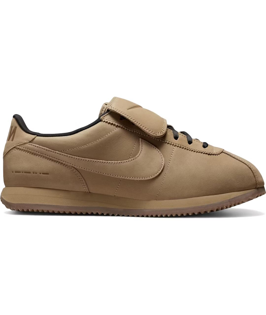 NIKE Бежевые замшевые низкие кроссовки / кеды, фото 5