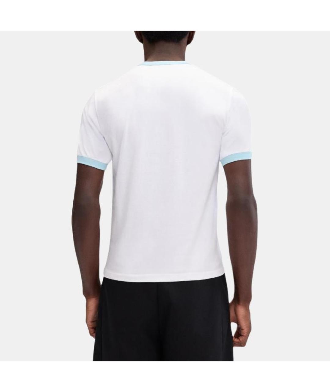 JACQUEMUS Белая хлопковая футболка, фото 3