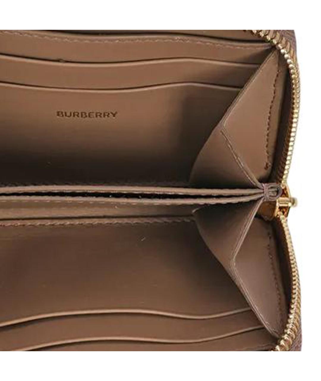 BURBERRY Коричневый кошелек, фото 5