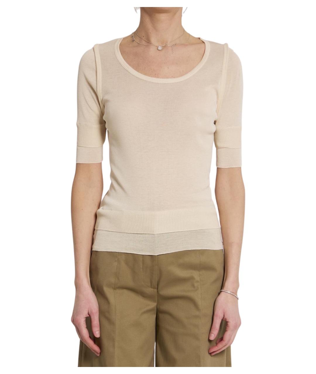 LEMAIRE Розовая вискозная футболка, фото 1