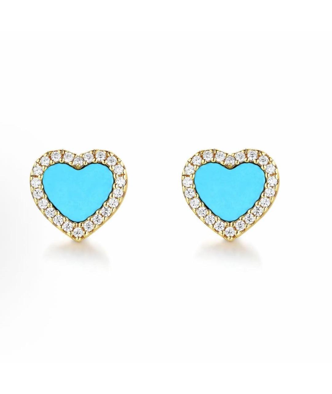 APM Monaco Бирюзовые серебряные серьги, фото 9