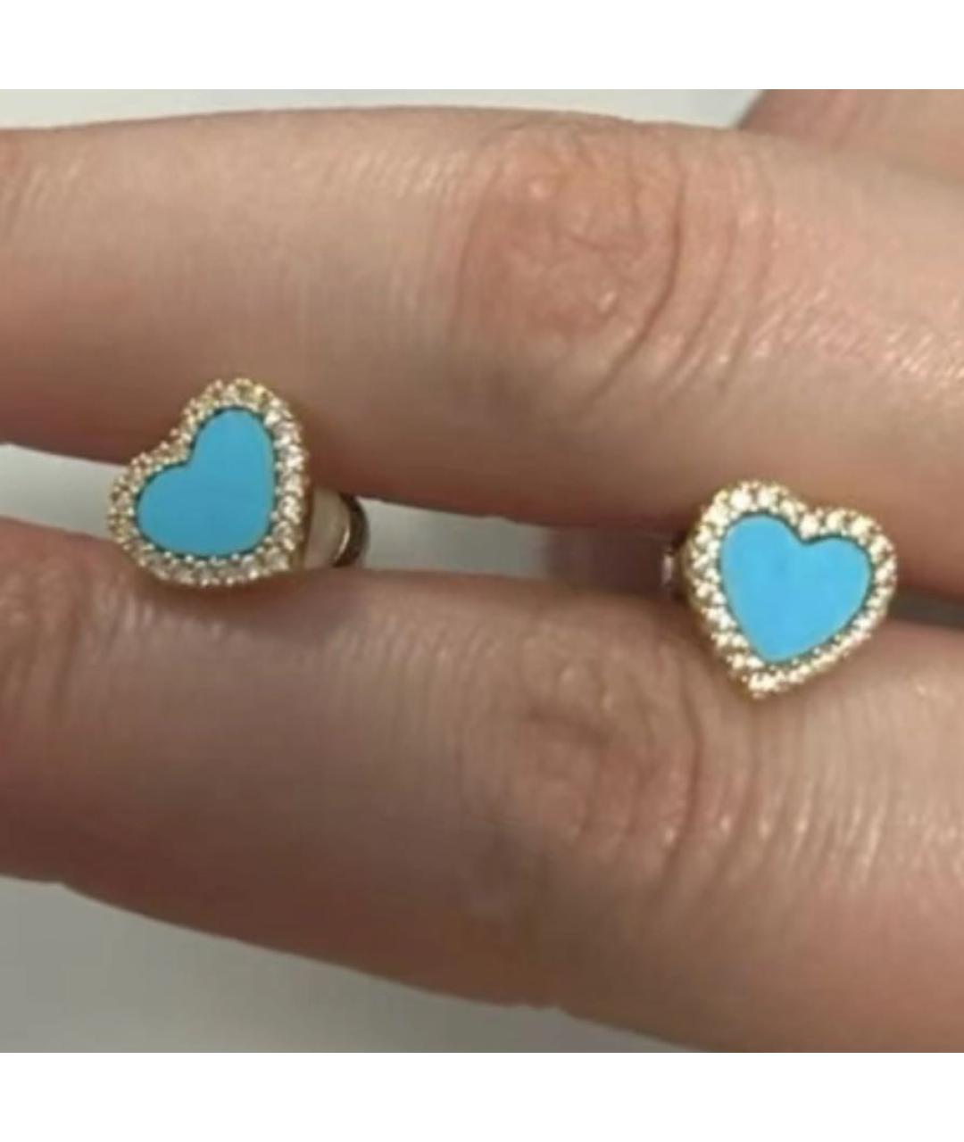 APM Monaco Бирюзовые серебряные серьги, фото 8