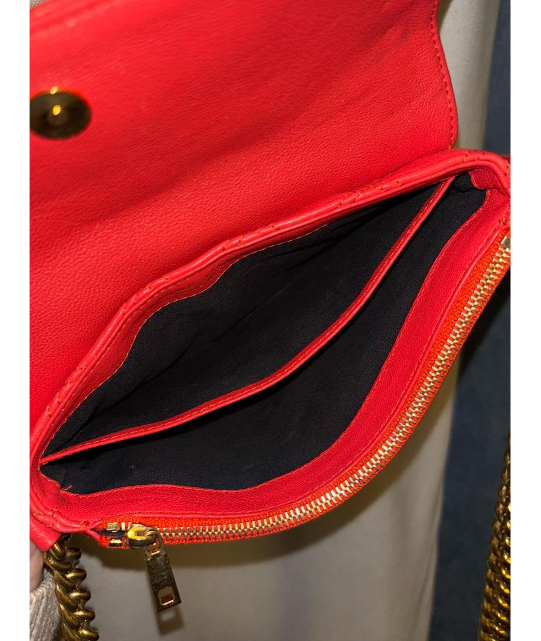 MARC JACOBS Красная кожаная сумка через плечо, фото 4