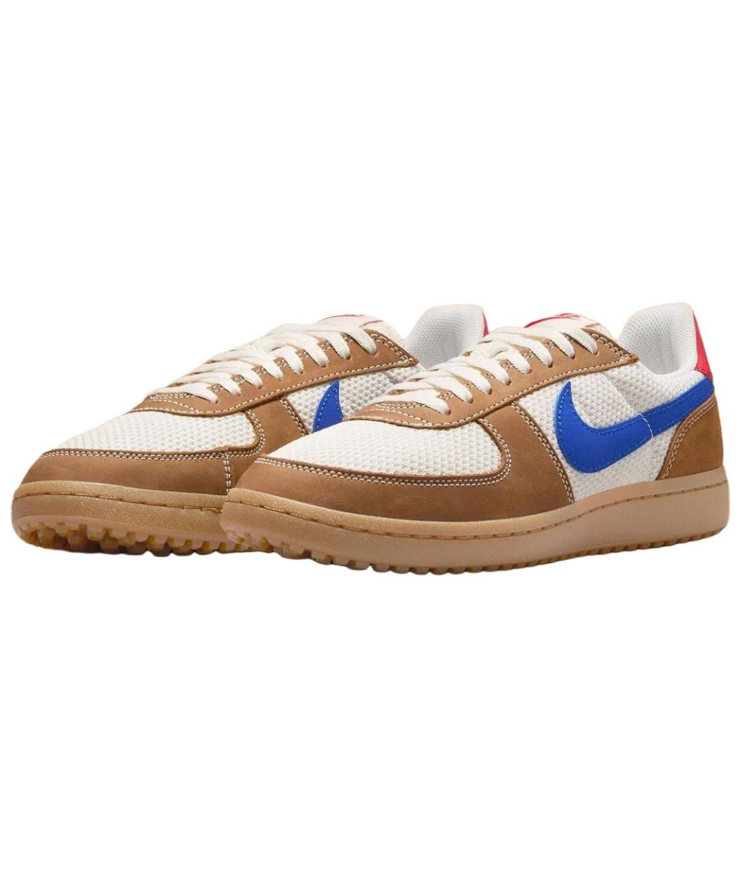 NIKE Коричневые низкие кроссовки / кеды, фото 3